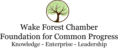 Wake Forest Chamber Foundation for Common Progress&#8203;
